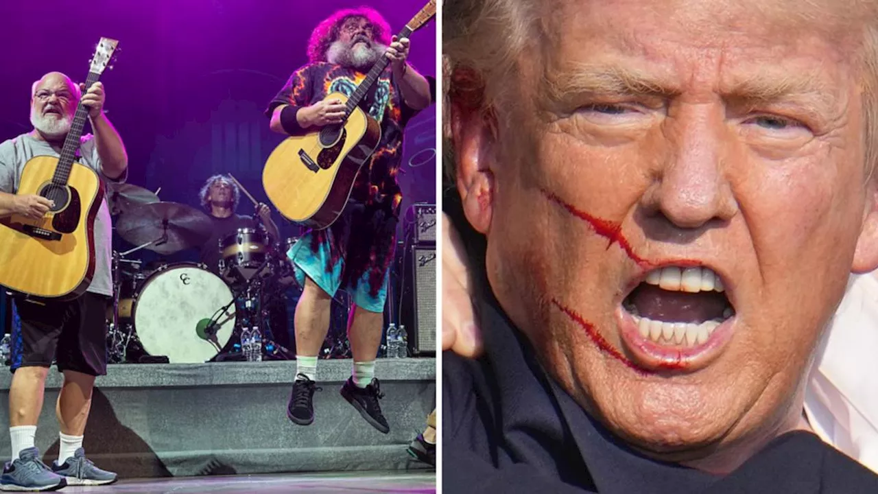 Jack Black cancels Tenacious D Australian tour as bandmate Kyle Gass is dropped by agent for comments about Donald Trump