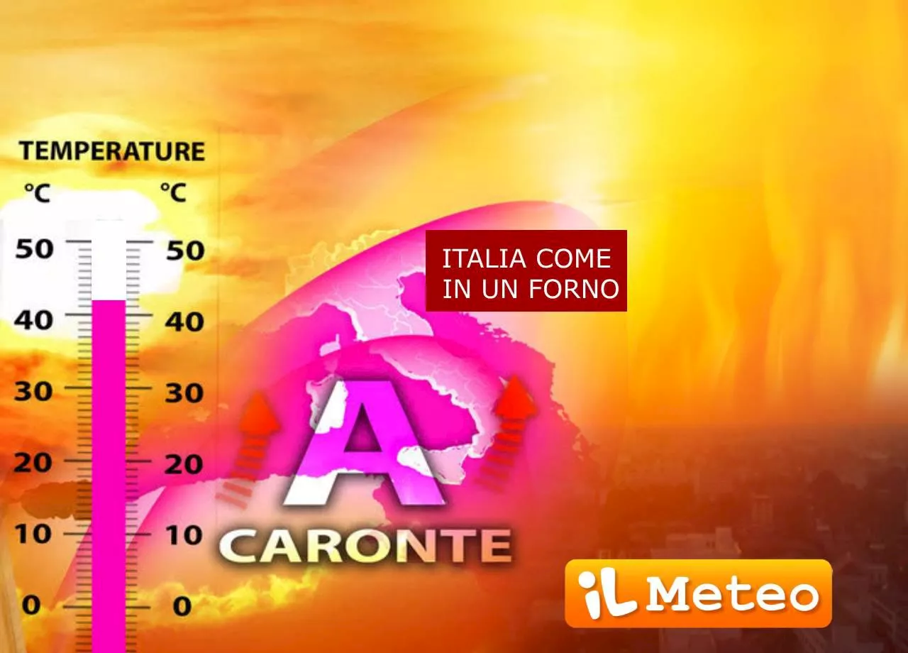 Italia come in un forno, è caldo record: il meteo, quanti gradi oggi e domani