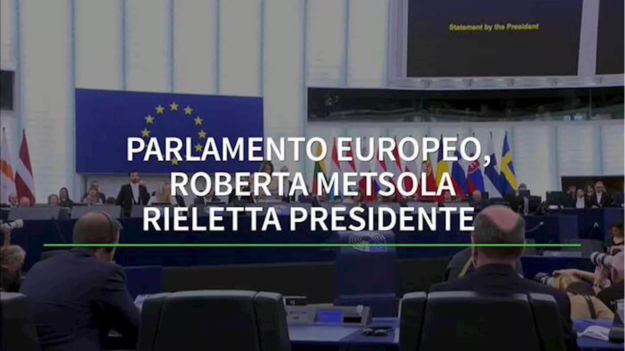 Parlamento europeo, Roberta Metsola rieletta presidente