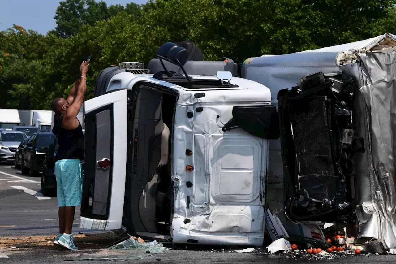 Bronx truck crash leaves two drivers injured: police