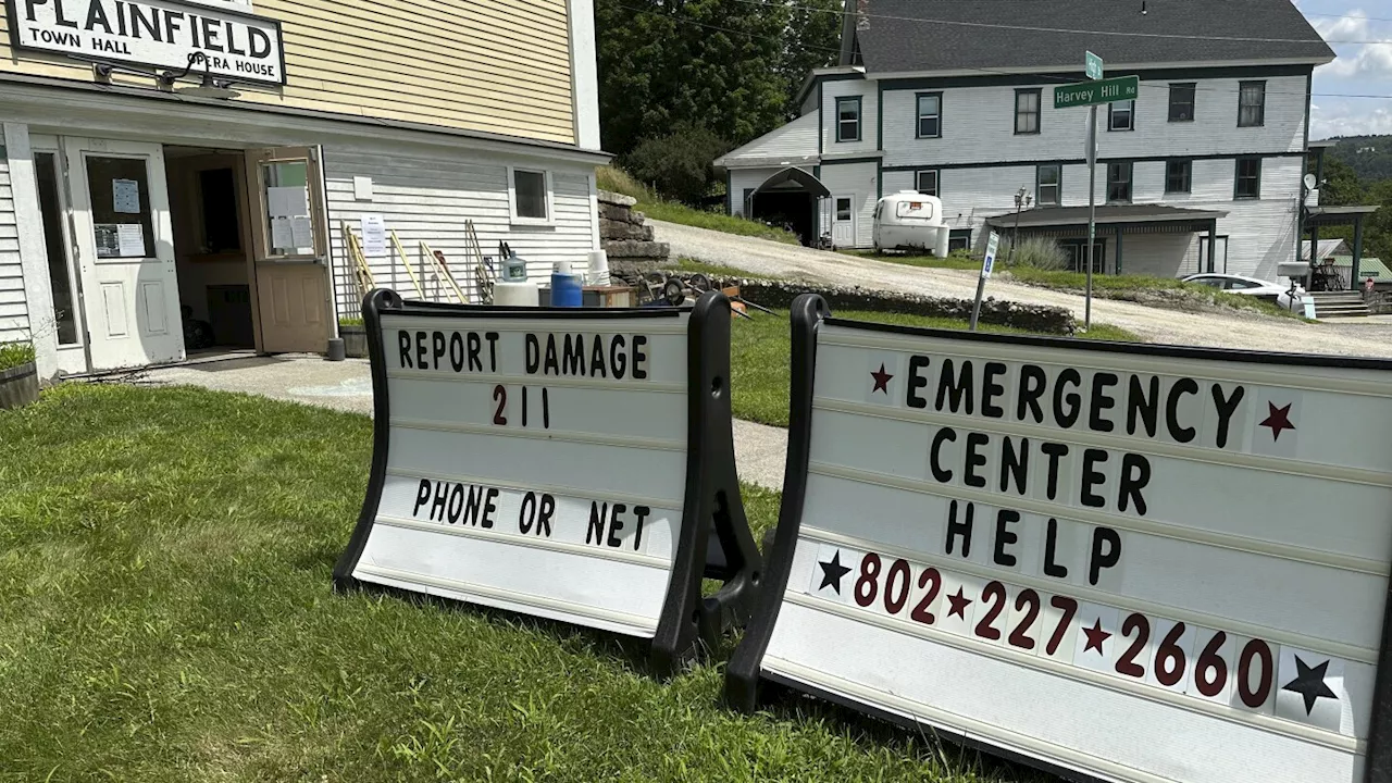 Vermont governor urges residents to report flood damage to the state for FEMA determination