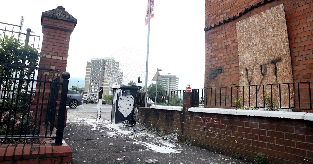 PSNI vehicles and cars belonging to the public damaged during Belfast disorder