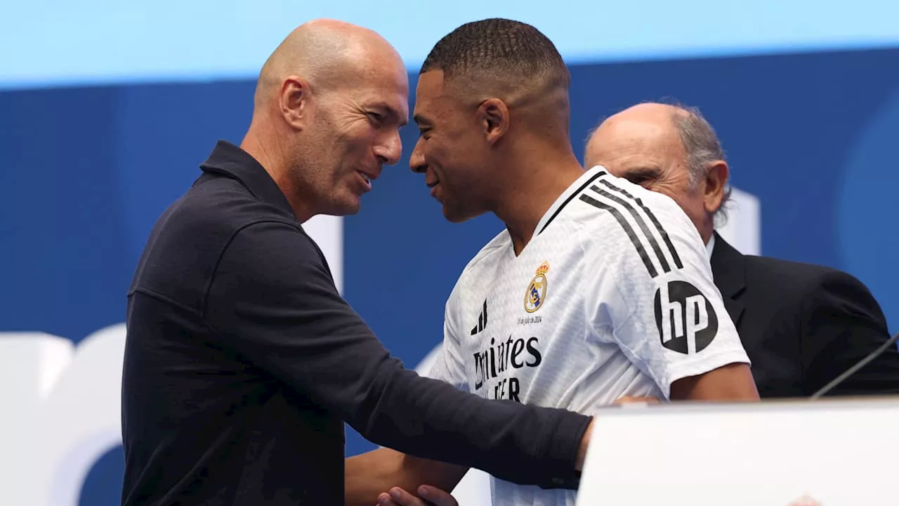 Real Madrid: Zinédine Zidane bei Vorstellung von Kylian Mbappé aufgetaucht