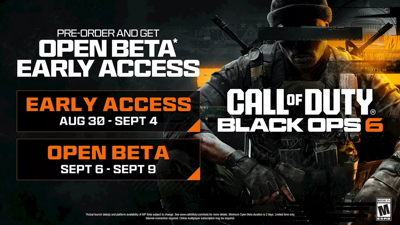 Call Of Duty: Black Ops 6 Announced Multiplayer Beta Dates