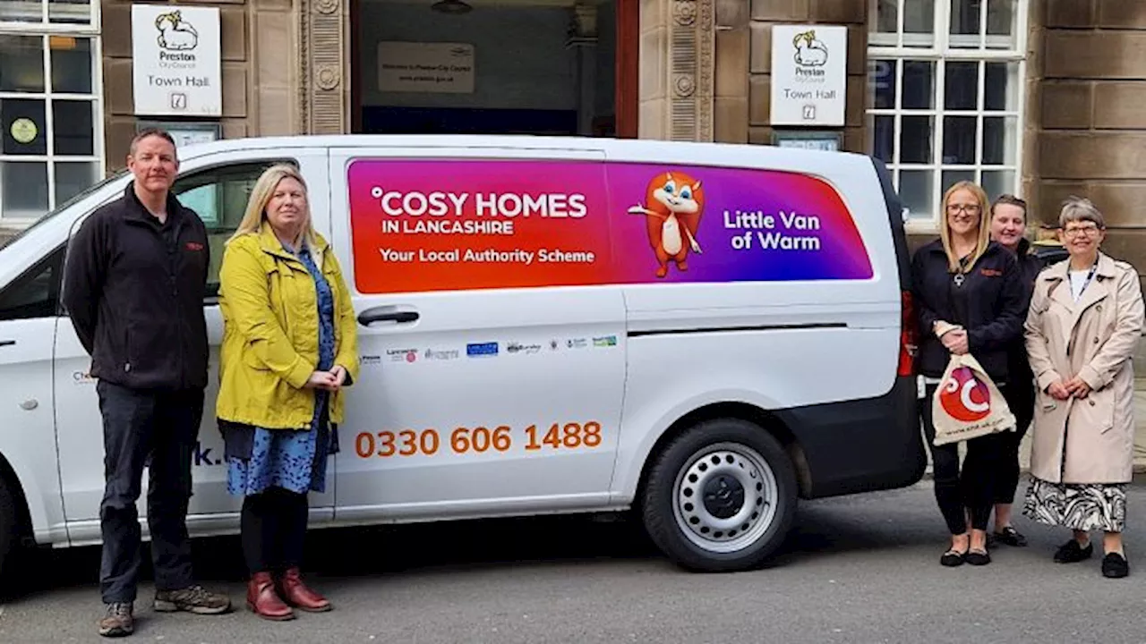 Preston City Council backs ‘Little Van of Warm’ – a free energy-saving initiative