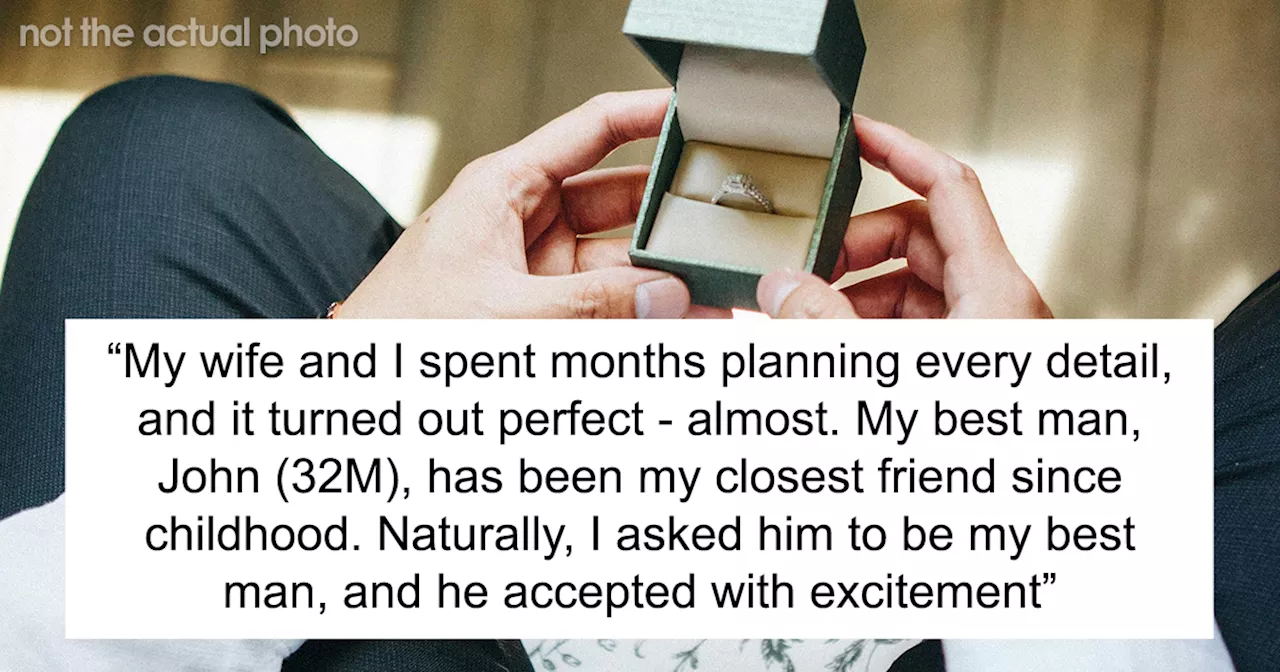 Man Asks If He Was Too Harsh For Kicking Out His Best Man Right After He Proposed At His Wedding