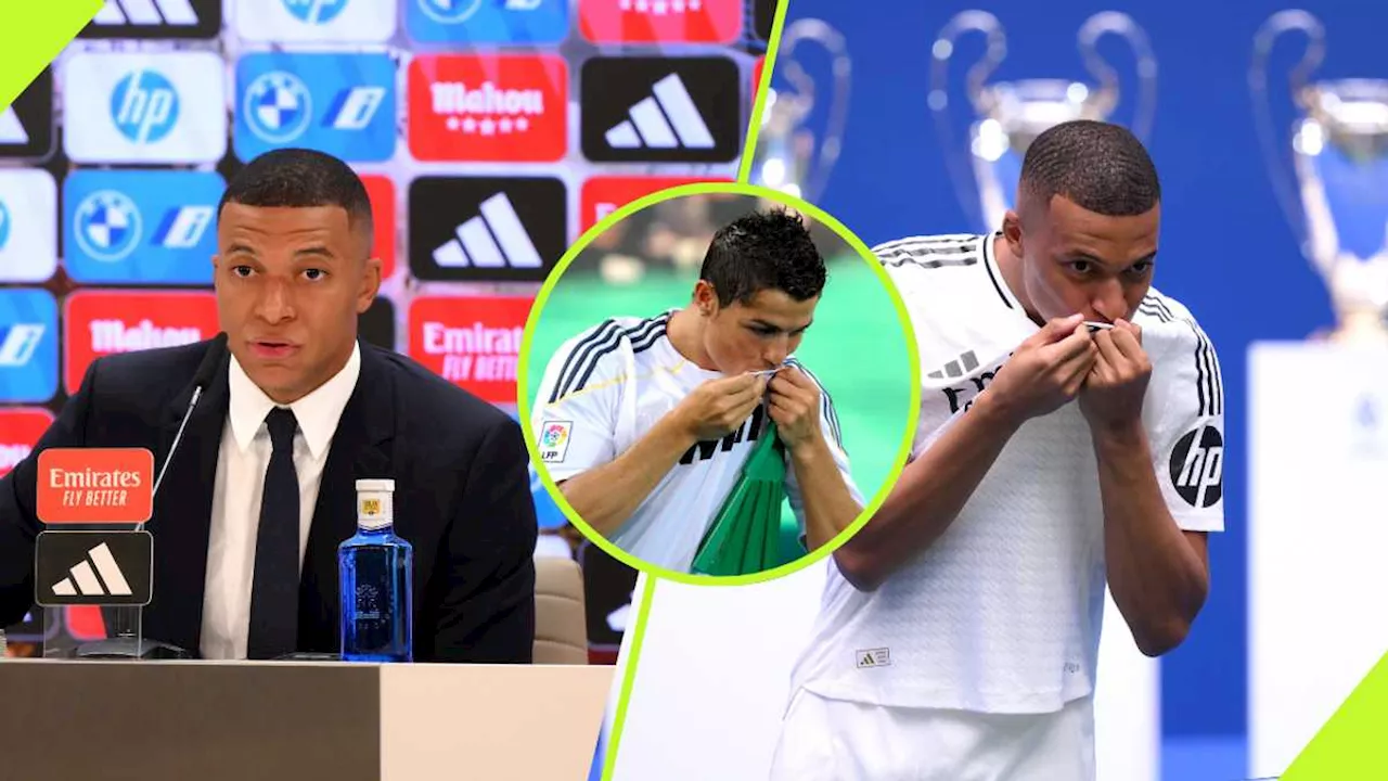 Kylian Mbappe Waxes Lyrical About His GOAT Cristiano Ronaldo After Joining Real Madrid