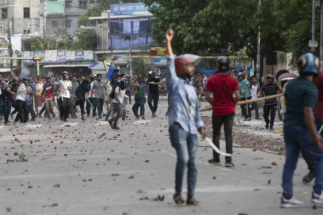 5 killed and dozens injured in Bangladesh in violent clashes over government jobs quota scheme