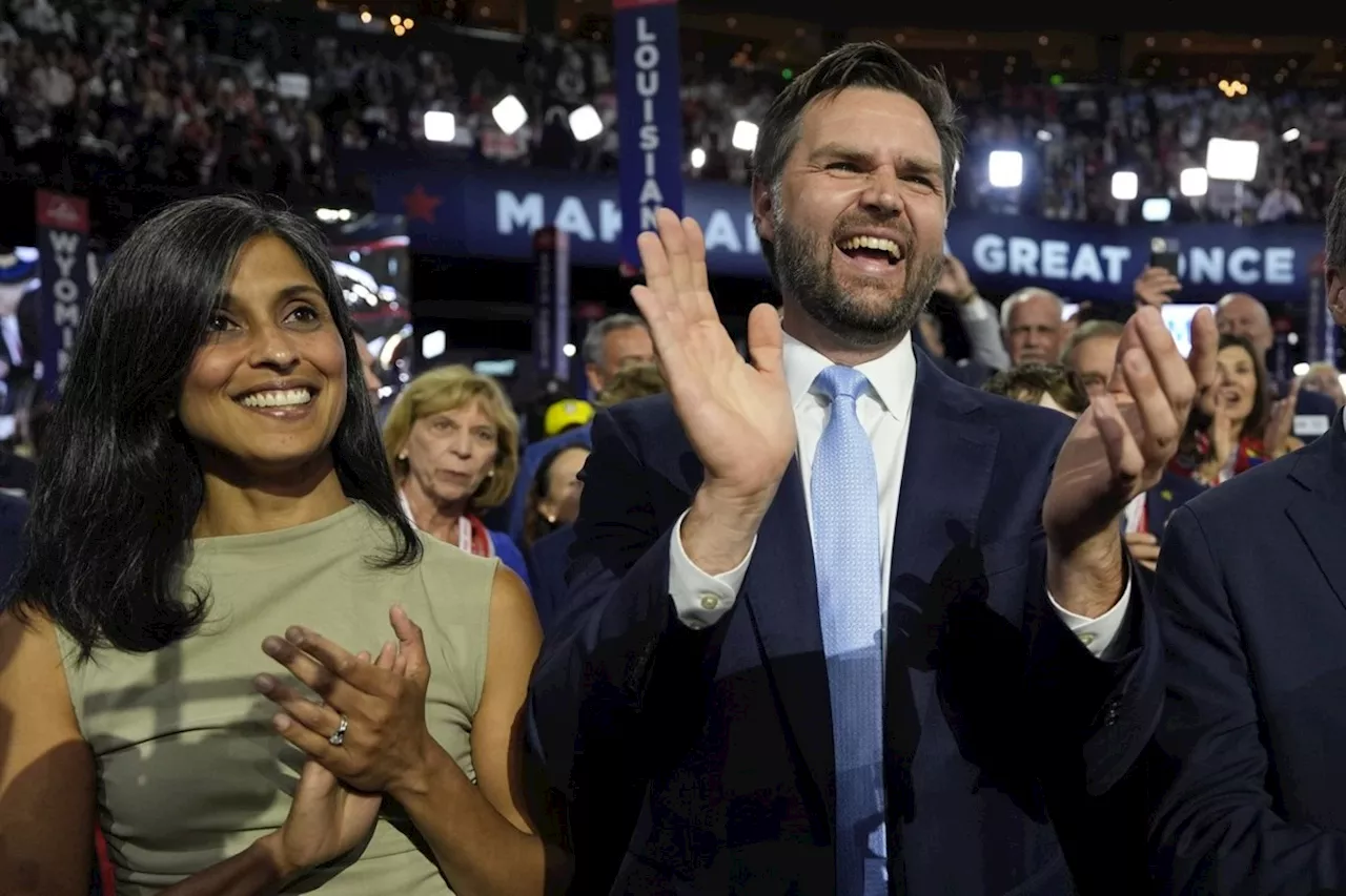 Republicans hail Donald Trump and embrace his running mate JD Vance in convention's opening night