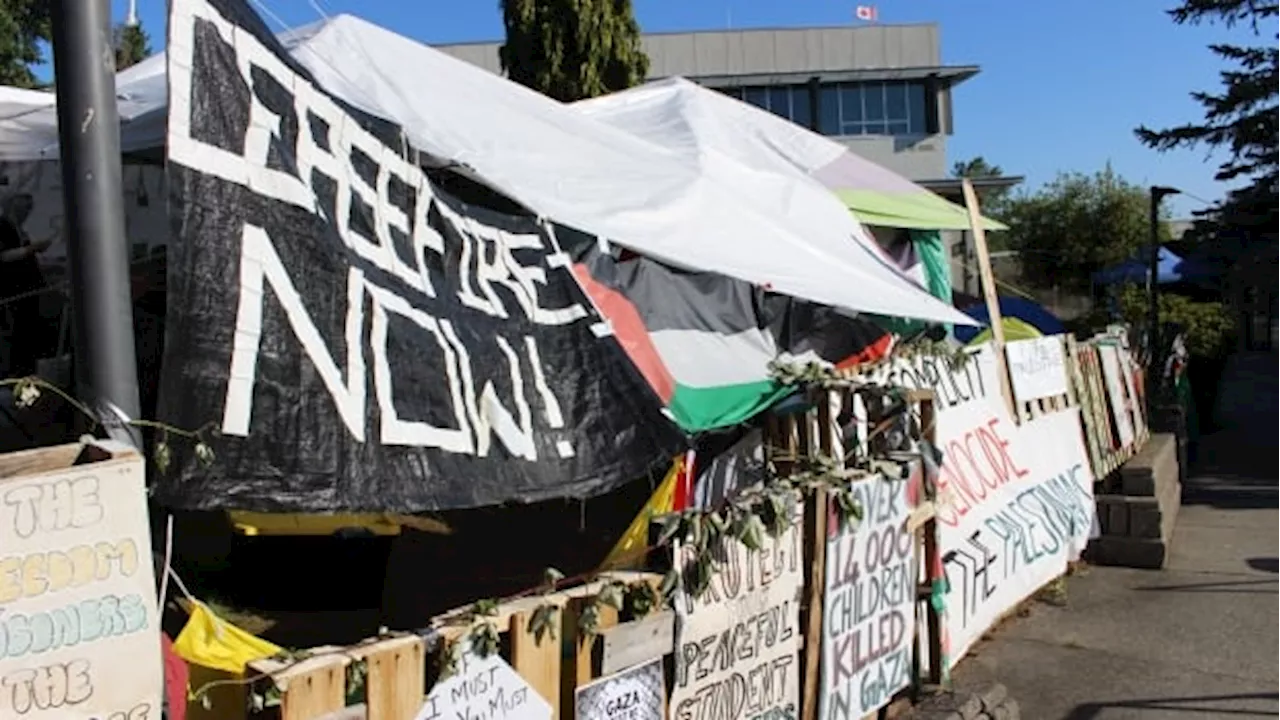 Vancouver Island University sues pro-Palestinian protest leaders