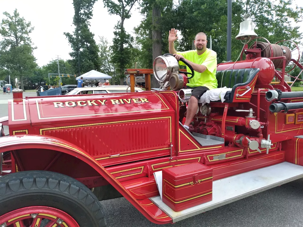 It was a soggy Summer Night for Red, River and Blue in Rocky River