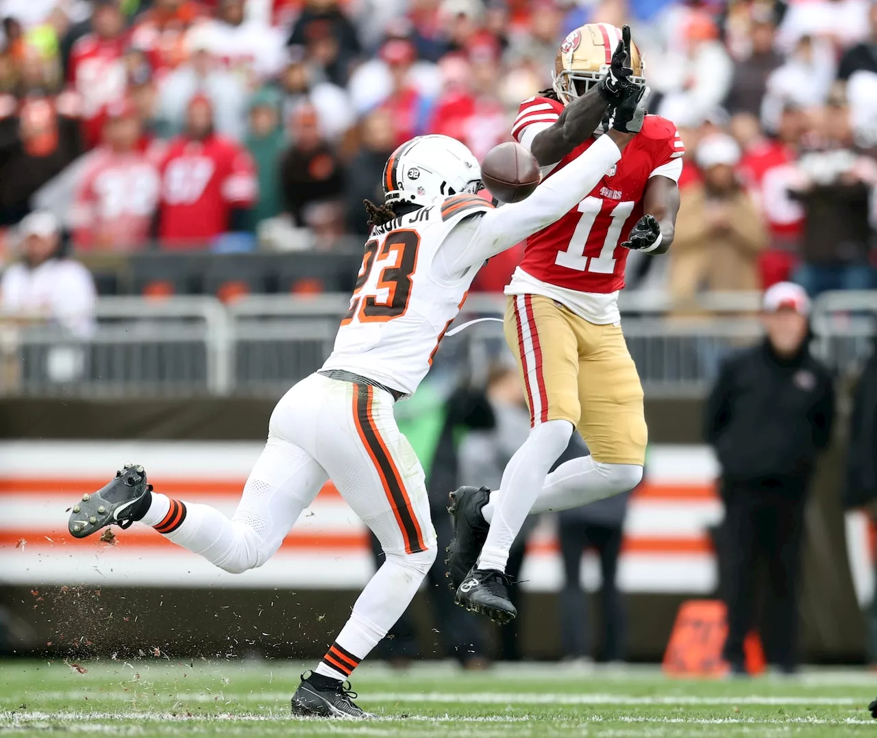 The Browns should call the 49ers about Brandon Aiyuk, and likely will, and where things stand with Amari Coop