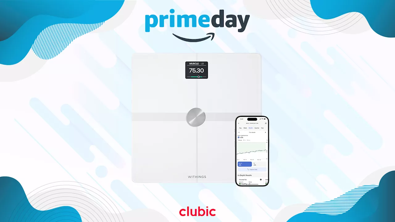 La balance connectée Withings Body Smart, notée 9/10 est en promo Prime Day (-21%)