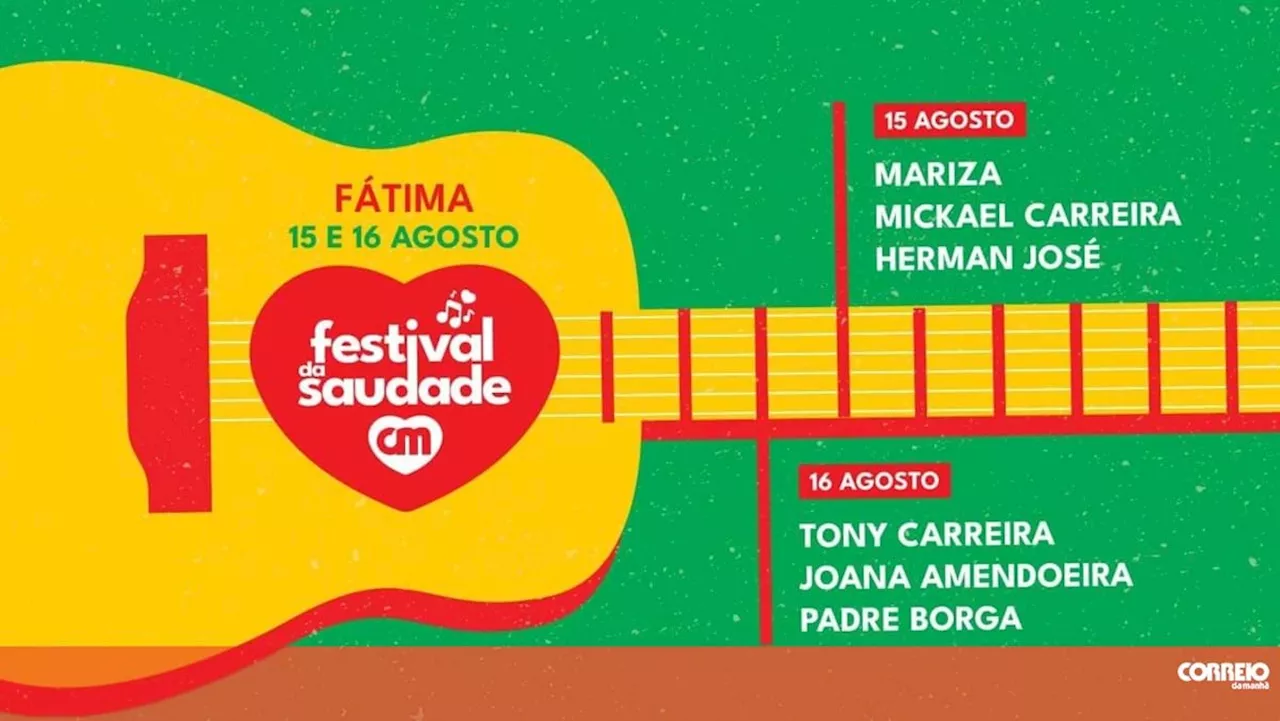 Preparado para o Festival da Saudade? Falta um mês para o evento que promete ser inesquecível