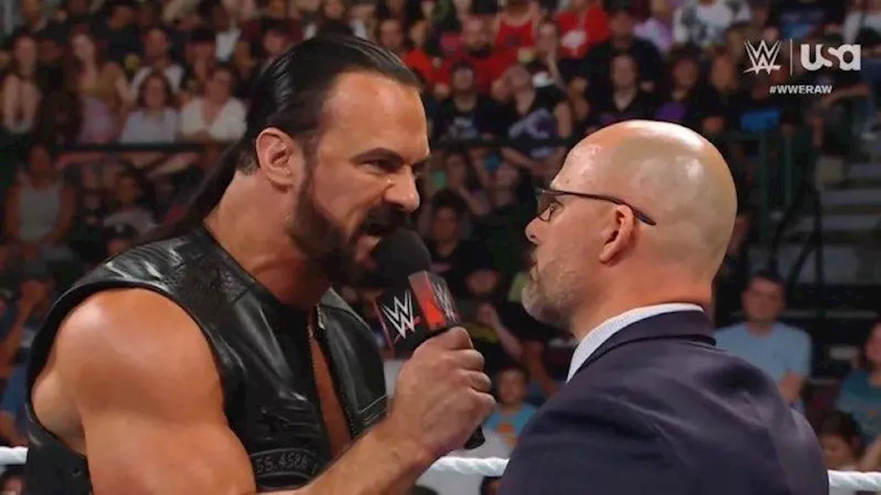 WWE Raw: Adam Pearce Denies Request To Lift Drew McIntyre's Suspension