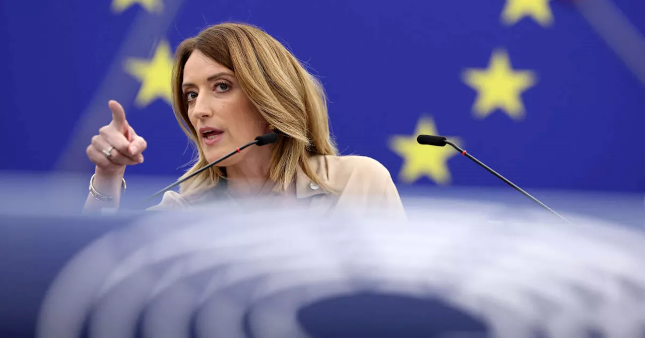 Roberta Metsola réélue à la tête du Parlement européen avec une majorité record