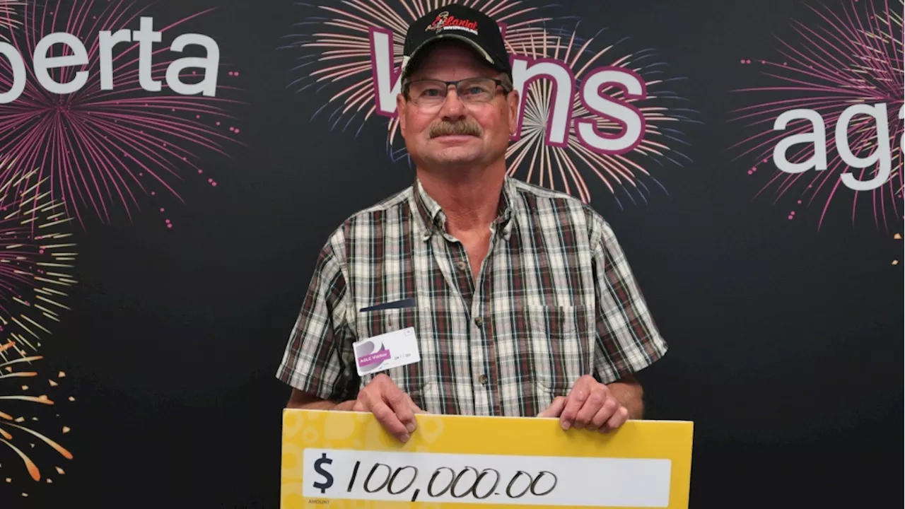 Vauxhall, Alta. man wins big on Lotto Max: 'Just couldn't believe it'