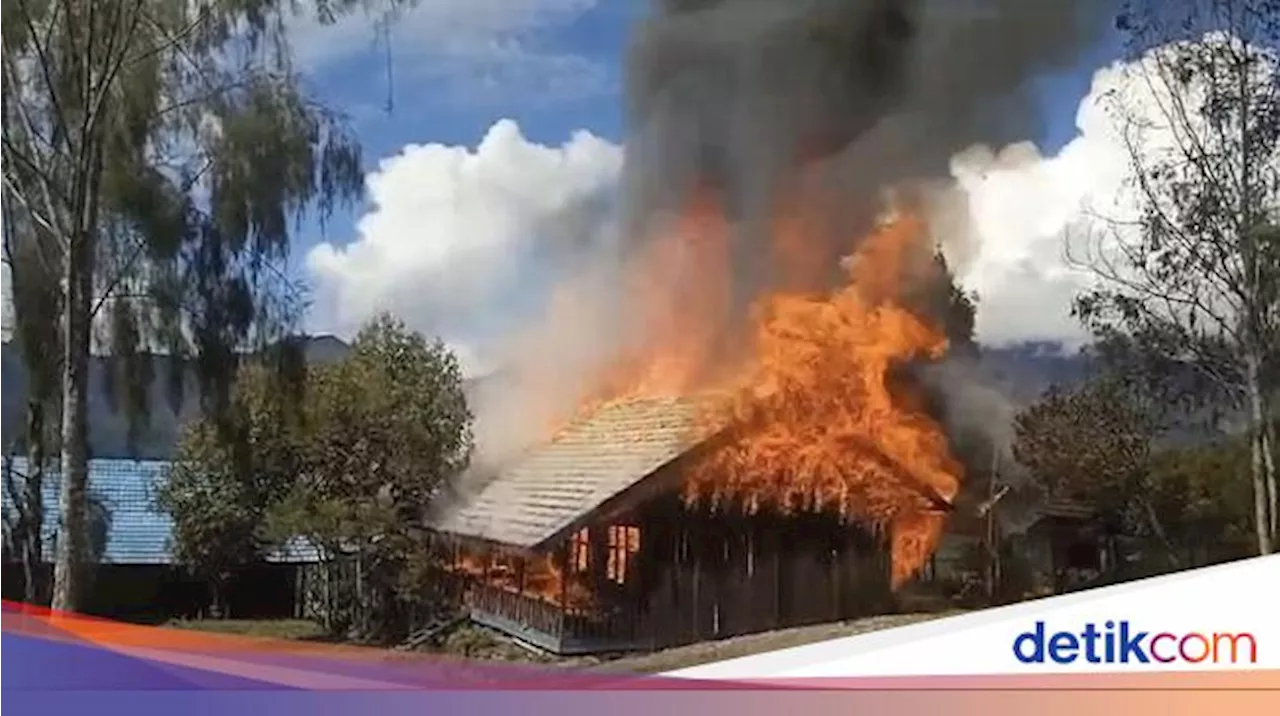 KKB Bakar 12 Sekolah di Papua Sejak 2023, Gedung SD Paling Banyak