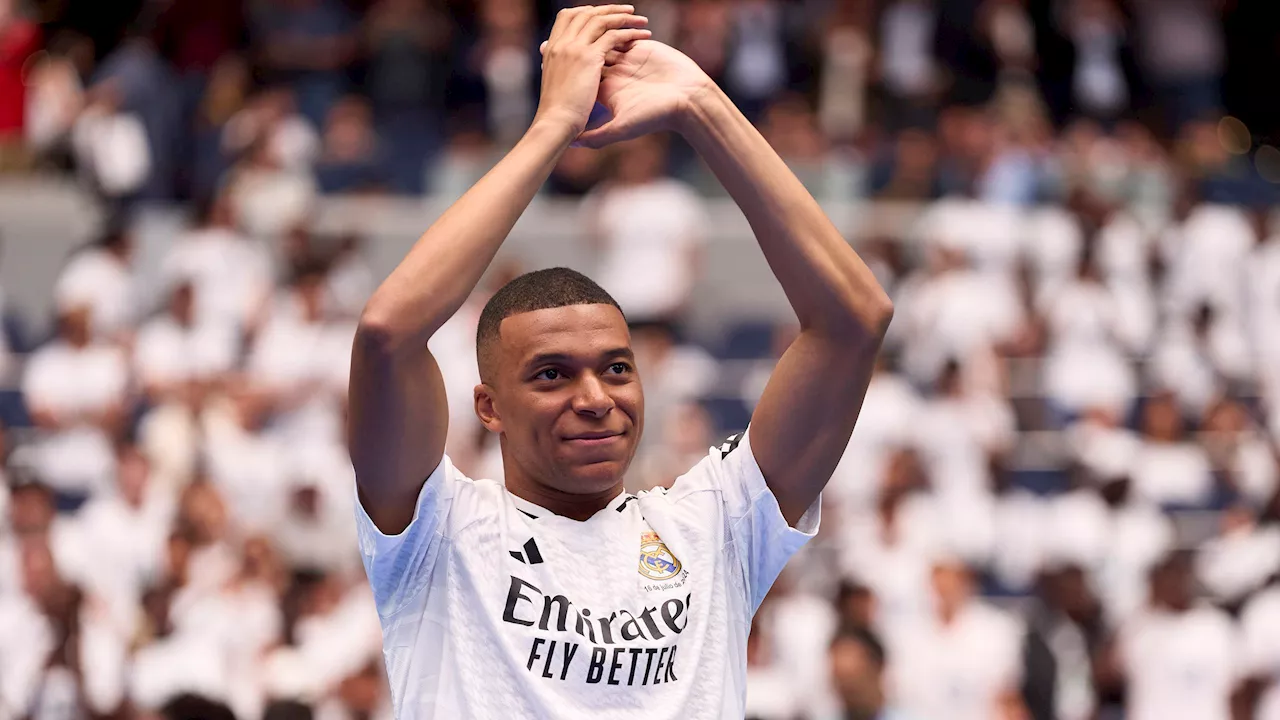 Kylian Mbappé: Gigantische Vorstellung im Santiago Bernabeu - 80.000 Fans empfagen Neuzugang von Real Madrid