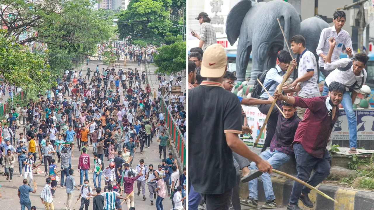 Dödliga protester i Bangladesh – skolor stängs