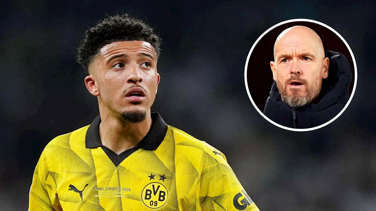 Man Utd: Erik ten Hag makes stunning Jadon Sancho U-turn as winger returns to training