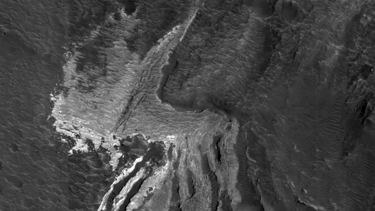 NASA Spots Woodpecker Look-Alike In Mars Crater