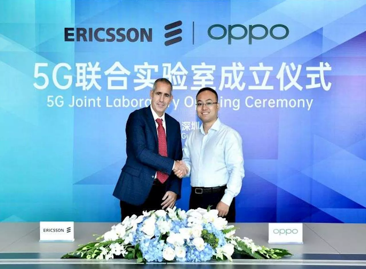 OPPO and Ericsson join hands for 5G patent cross-licensing