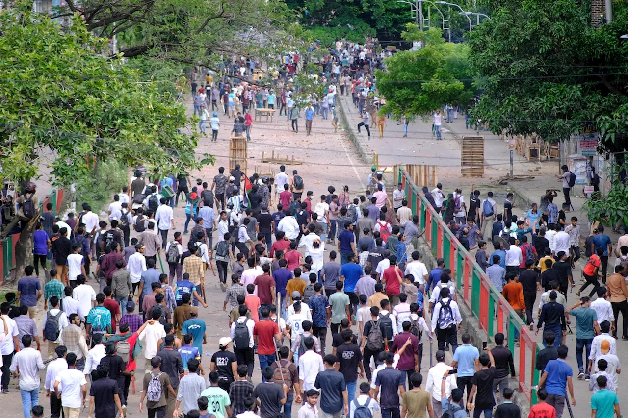 Student killed amid violent anti-quota protests in Bangladesh