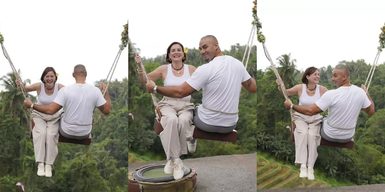 Chesca Garcia, Doug Kramer ride the famous Bali swing together