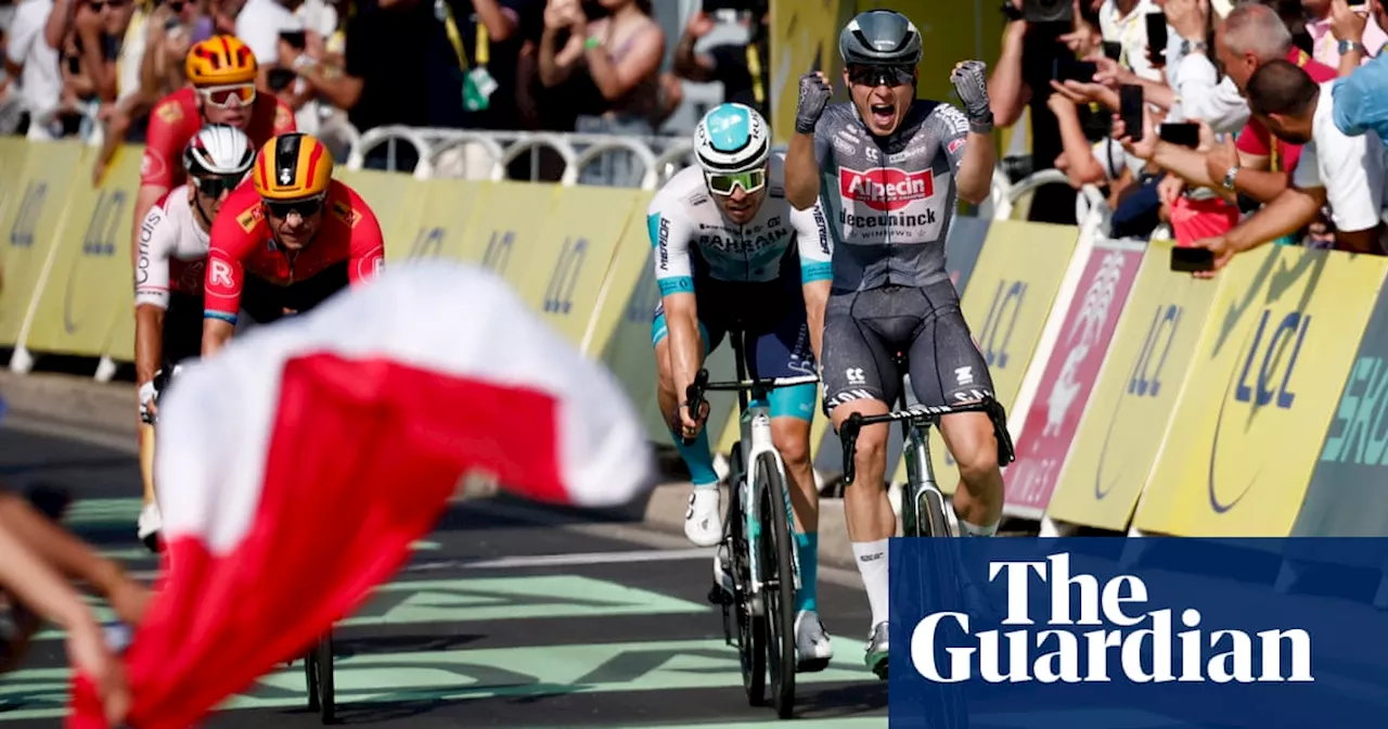 Tour de France: Jasper Philipsen sprints to third stage win after Girmay crash