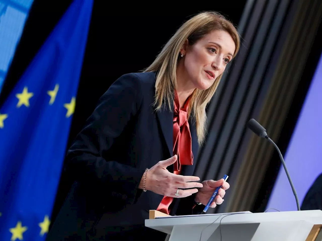 Parlamento Ue, Roberta Metsola riconfermata presidente con una maggioranza record: 562 voti