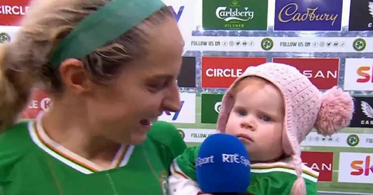 Baby Rosie steals the show during RTE interview with her mum Julie-Ann Russell