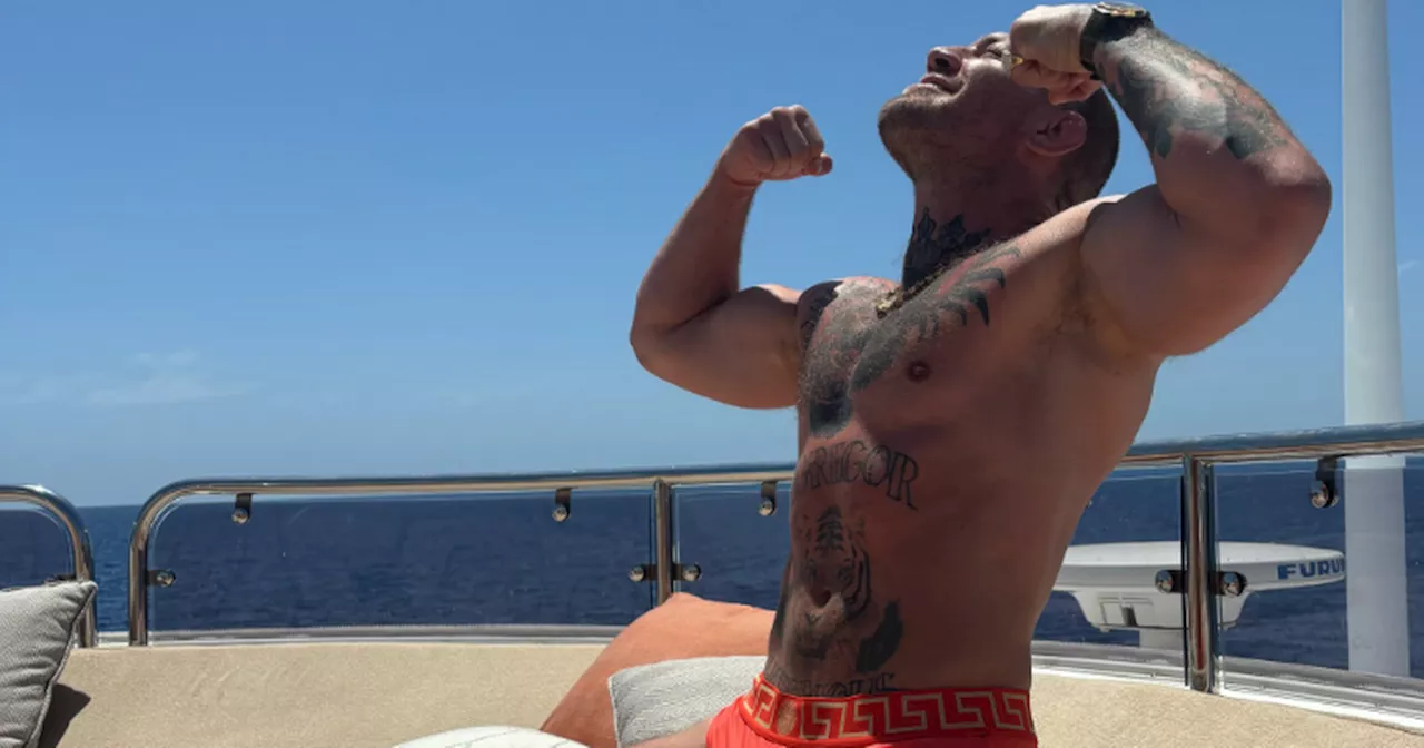 Conor McGregor risks wardrobe malfunction with bizarre birthday snap