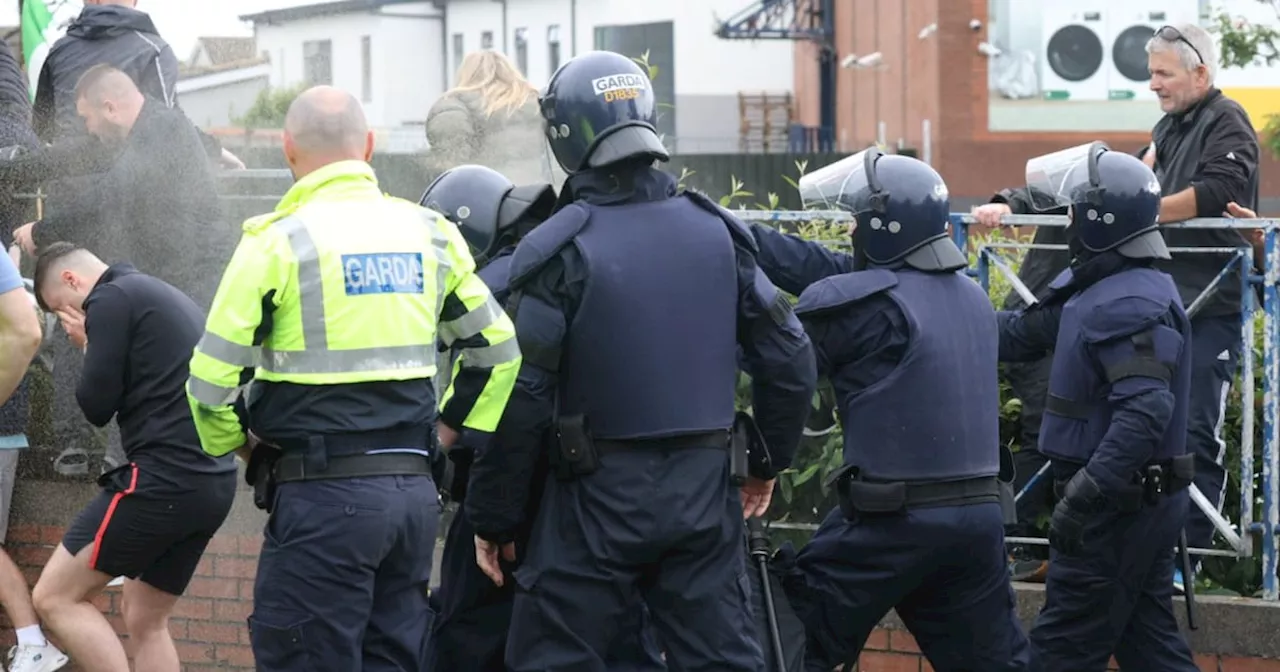 Pepper spray deployed as Gardaí and protesters clash in Coolock