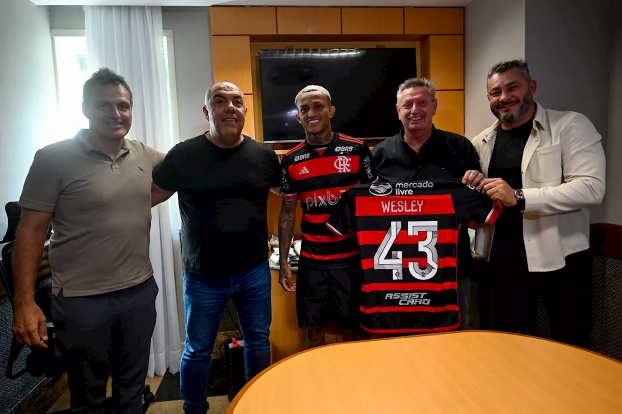 Flamengo renova contrato de lateral-direito Wesley até final de 2028