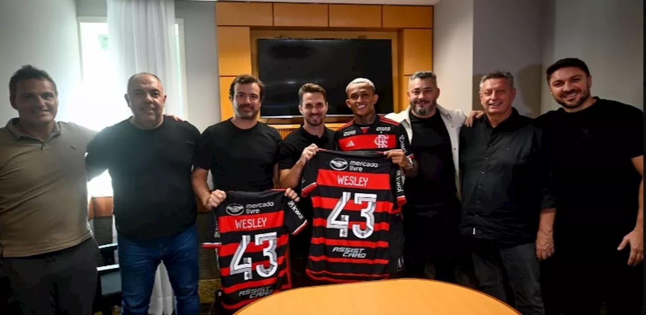 Flamengo compra percentual maior de Wesley e ainda espera lucrar com venda nesta janela