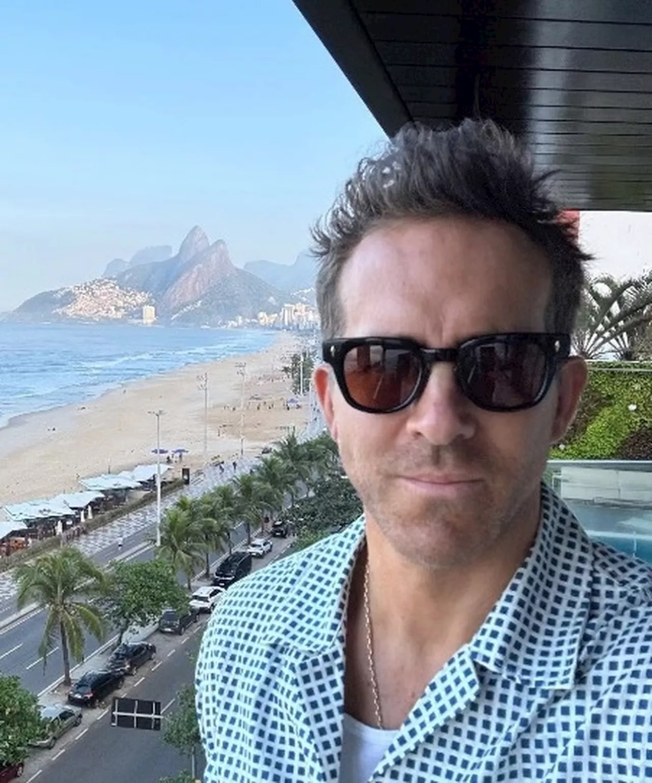 Ryan Reynolds se derrete pelo Brasil em post: 'Não é apenas um lugar, é um sentimento'