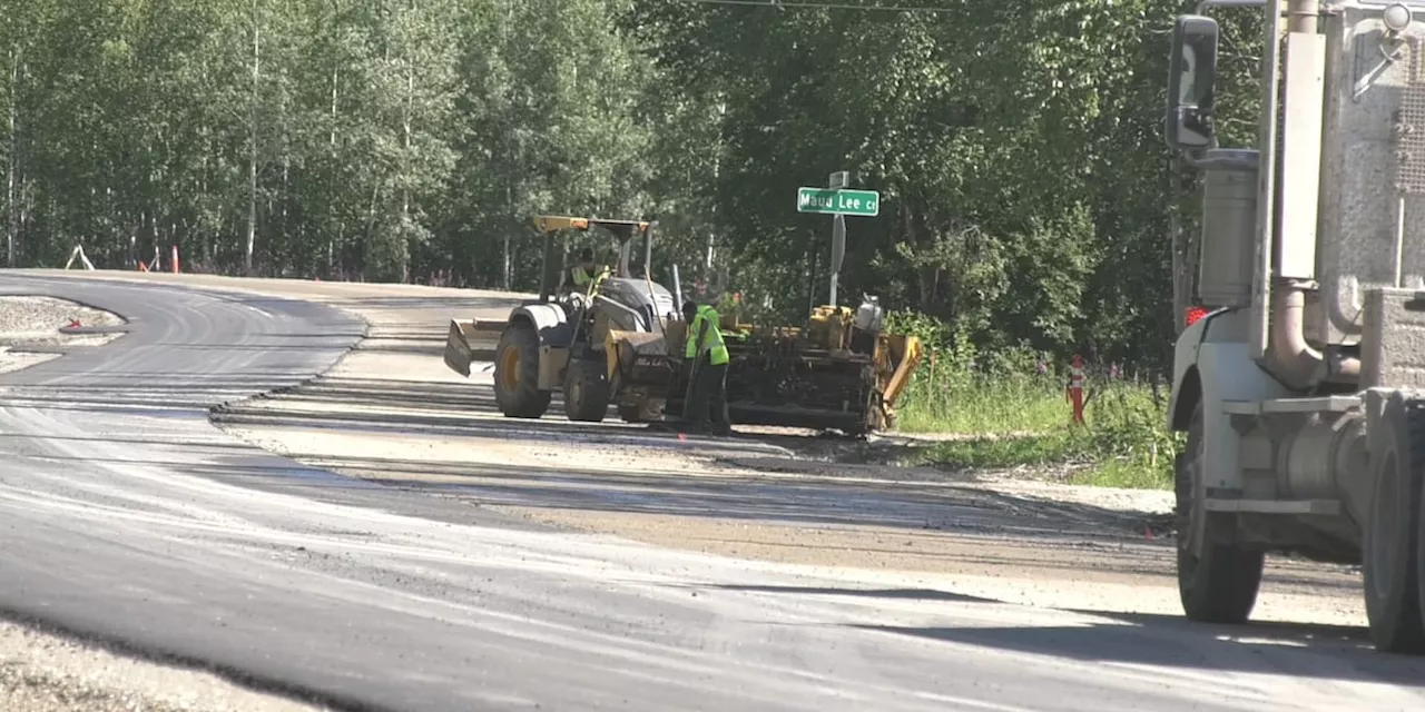 Construction Report: Improving safety on the Old Steese Highway in Fox