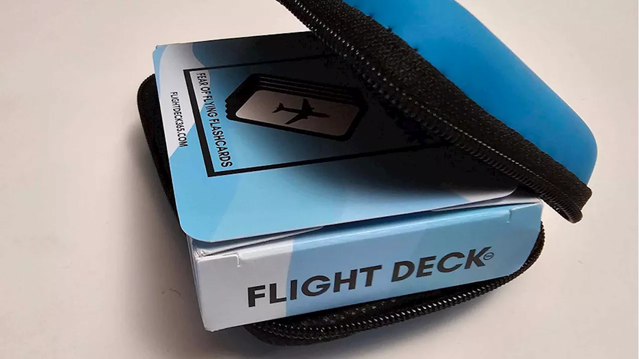 Former 'fearful flyer' and airline captain create flashcards to help others conquer fears