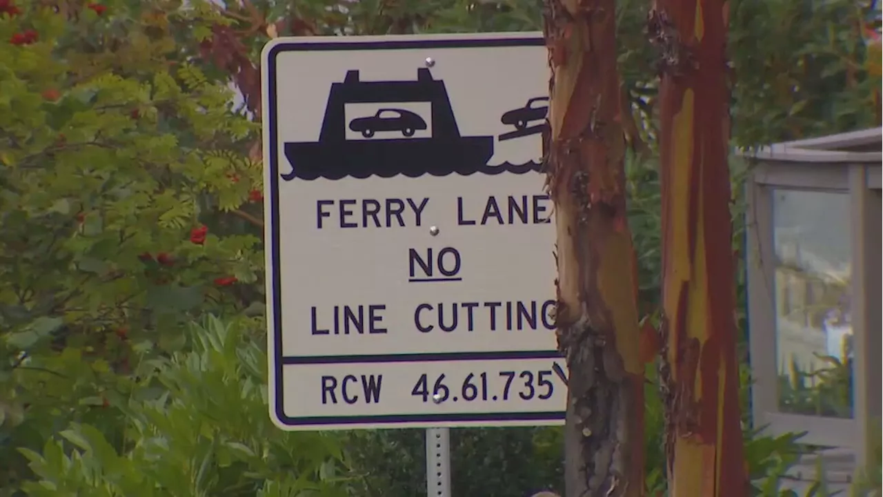 Washington State Patrol boosts line-cutting enforcement at ferry terminals