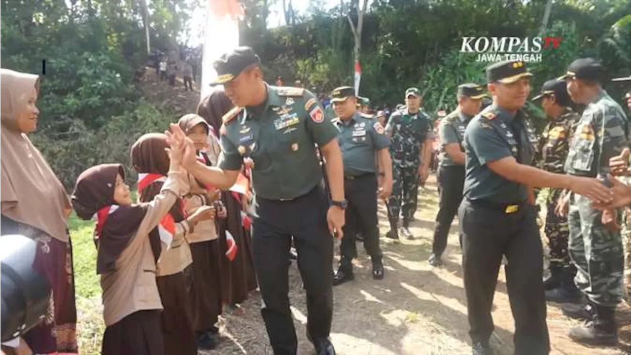 Pengdam IV/Diponegoro Resmikan Jembatan Merah Putih