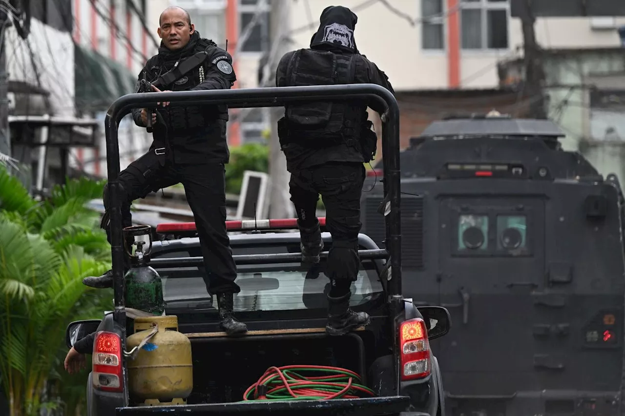 Brésil: vaste opération policière face à la «guerre» des gangs à Rio