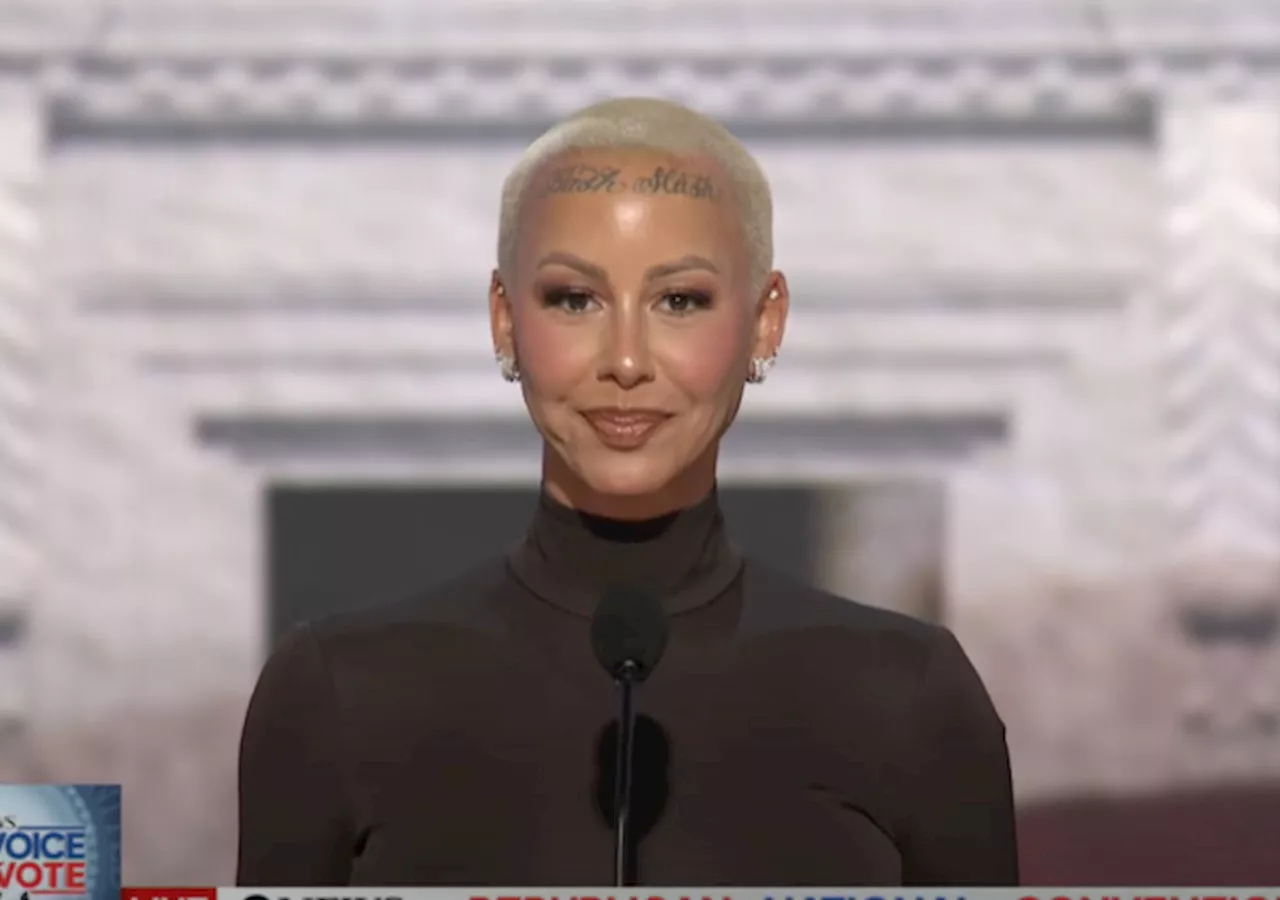 Amber Rose Gives Moving Speech at RNC: ‘This is Where I Belong’