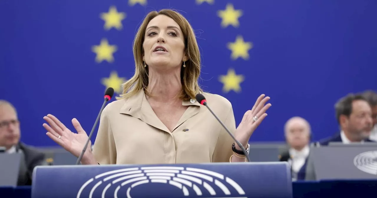 Roberta Metsola rieletta alla guida del Parlamento Ue con una maggioranza record