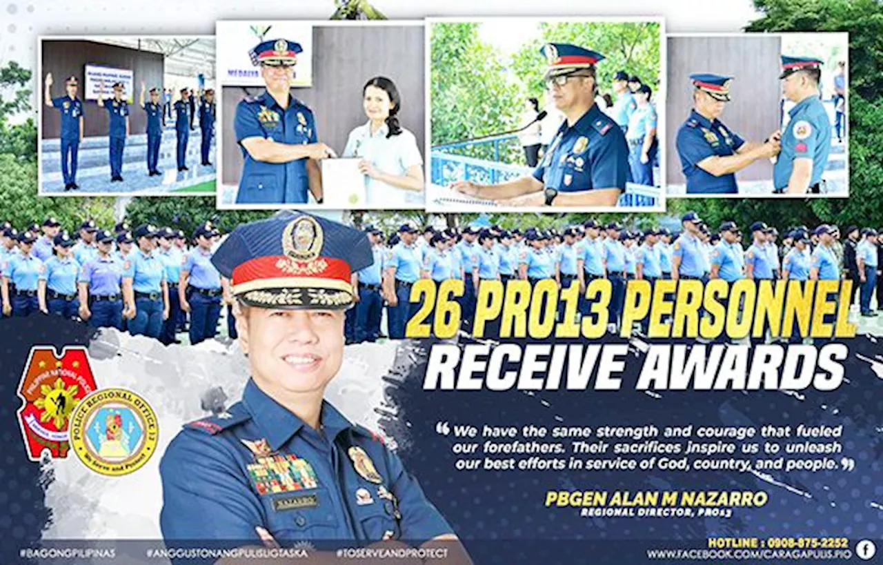 PRO-13 fetes 26 personnel for exemplary performance