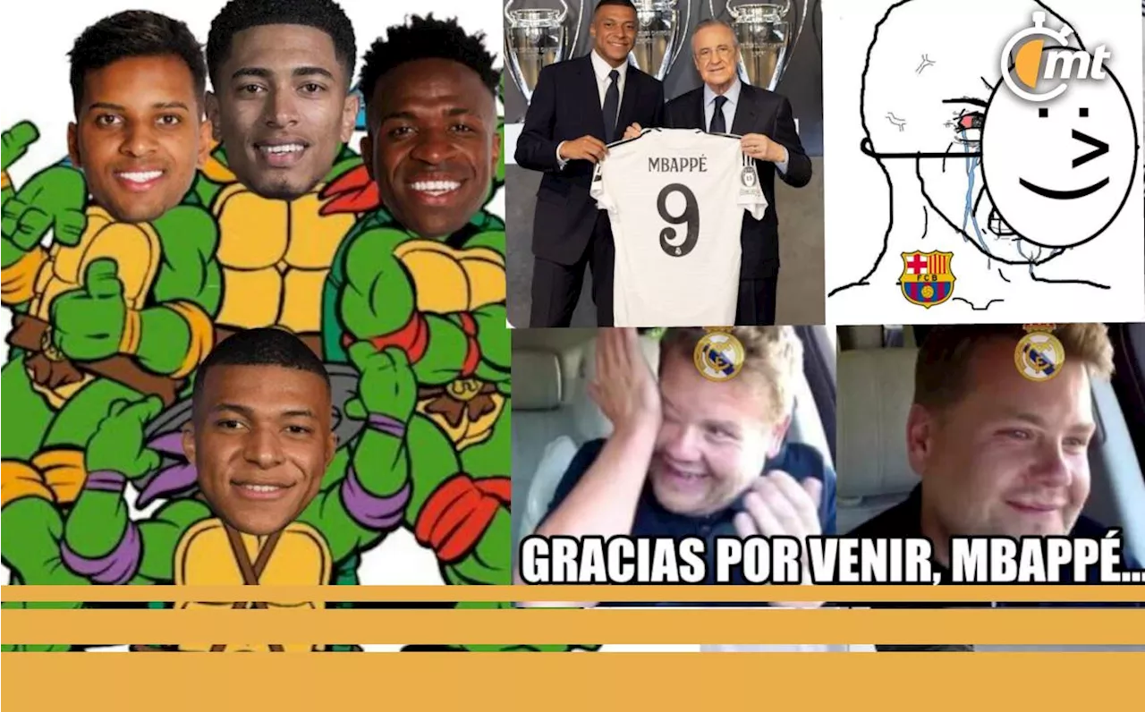 Los mejores MEMES de la presentación de Mbappé con Real Madrid