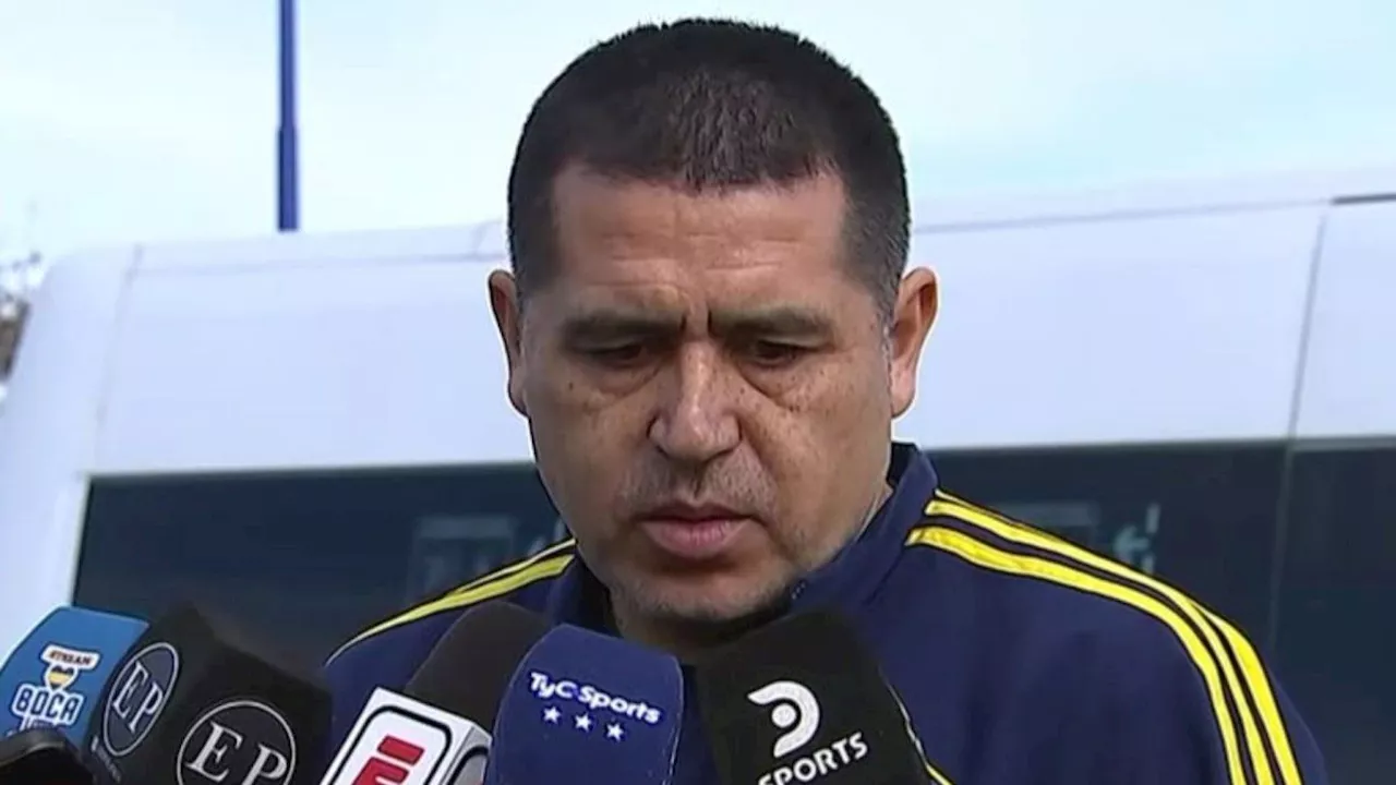 Juan Román Riquelme rompió el silencio: 'Hubo un temita con los horarios'