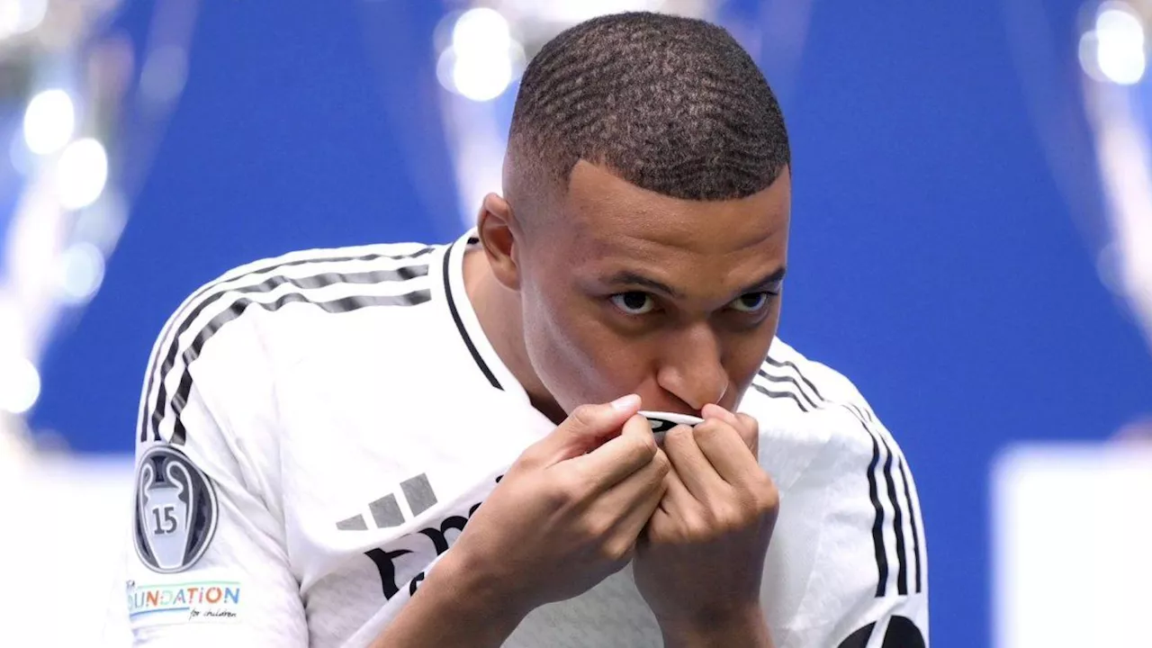 Kylian Mbappé fue presentado en el Real a Madrid a estadio lleno