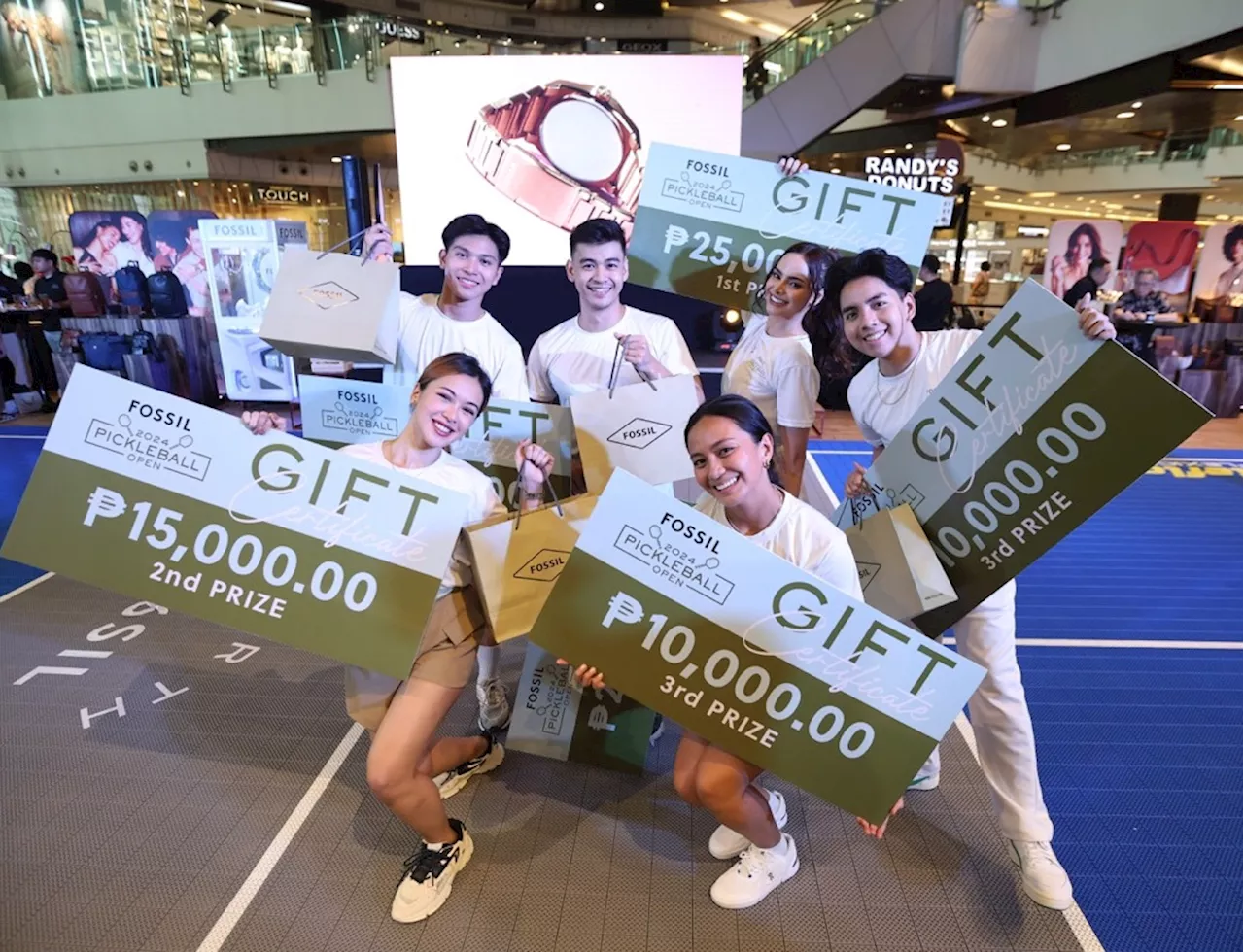 Fossil serves-up Summer Collection launch with Pickleball Open at Robinson’s Magnolia