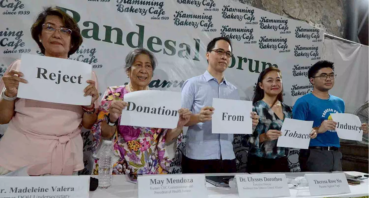 Health advocates slam DOJ stance allowing tobacco donations to government agencies